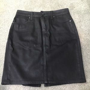 Paige faux leather skirt
